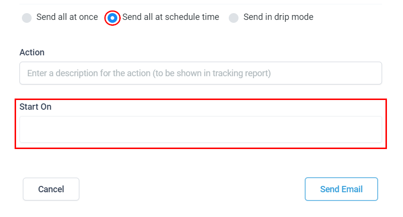 Send your email on a schedule