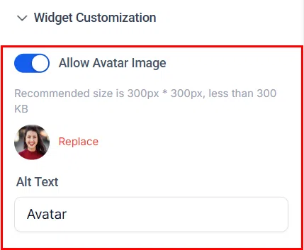 Growth360 Chat Widget settings - screenshot 7