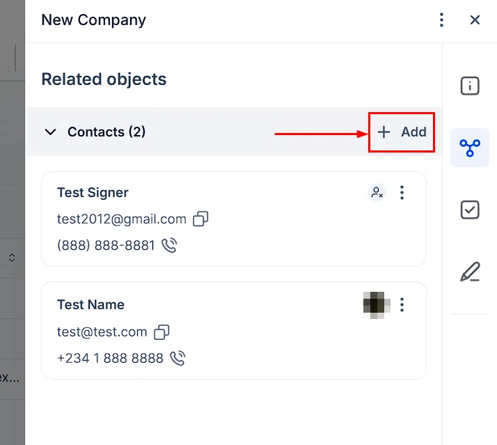 Growth360 Companies - add from company record 3