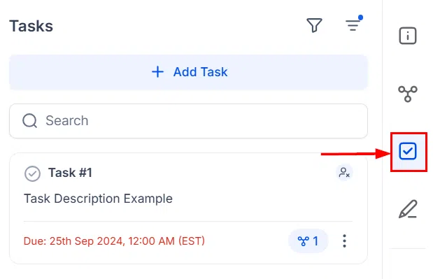 Growth360 Companies - tasks tab