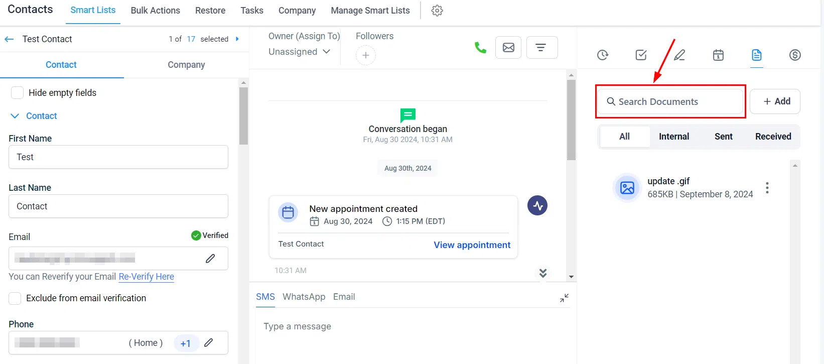 Growth360 Contact Files - search documents