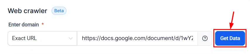 Growth360 Conversation AI - getting data from URL
