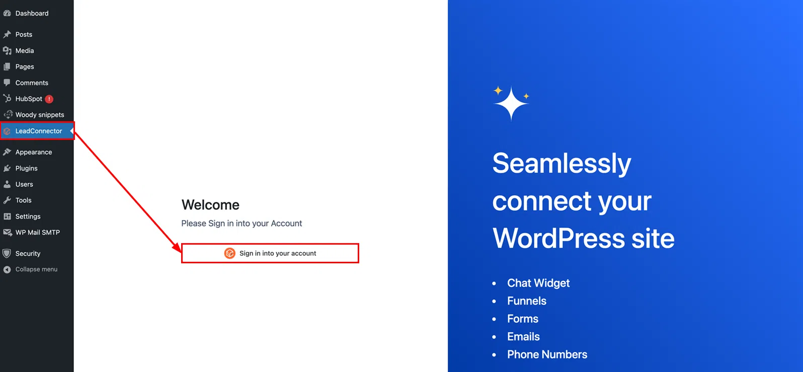 Growth360 Chat Widget - LeadConnector sign in