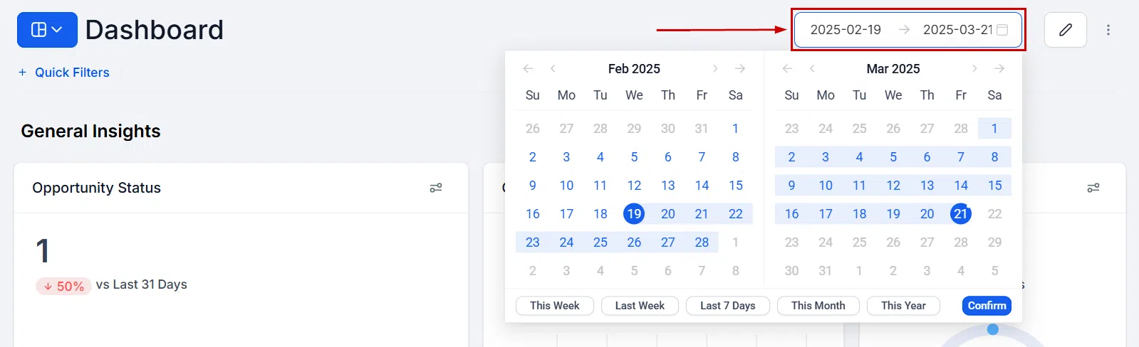 Growth360 Dashboard - dashboard switch