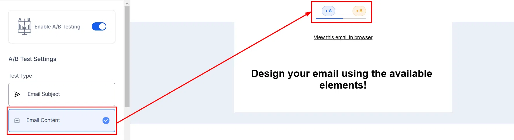 Growth360 A/B Test - Content variations