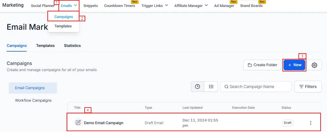 Growth360 Email Builder - video element