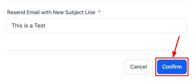 Growth360 Email Campaign - confirm resend