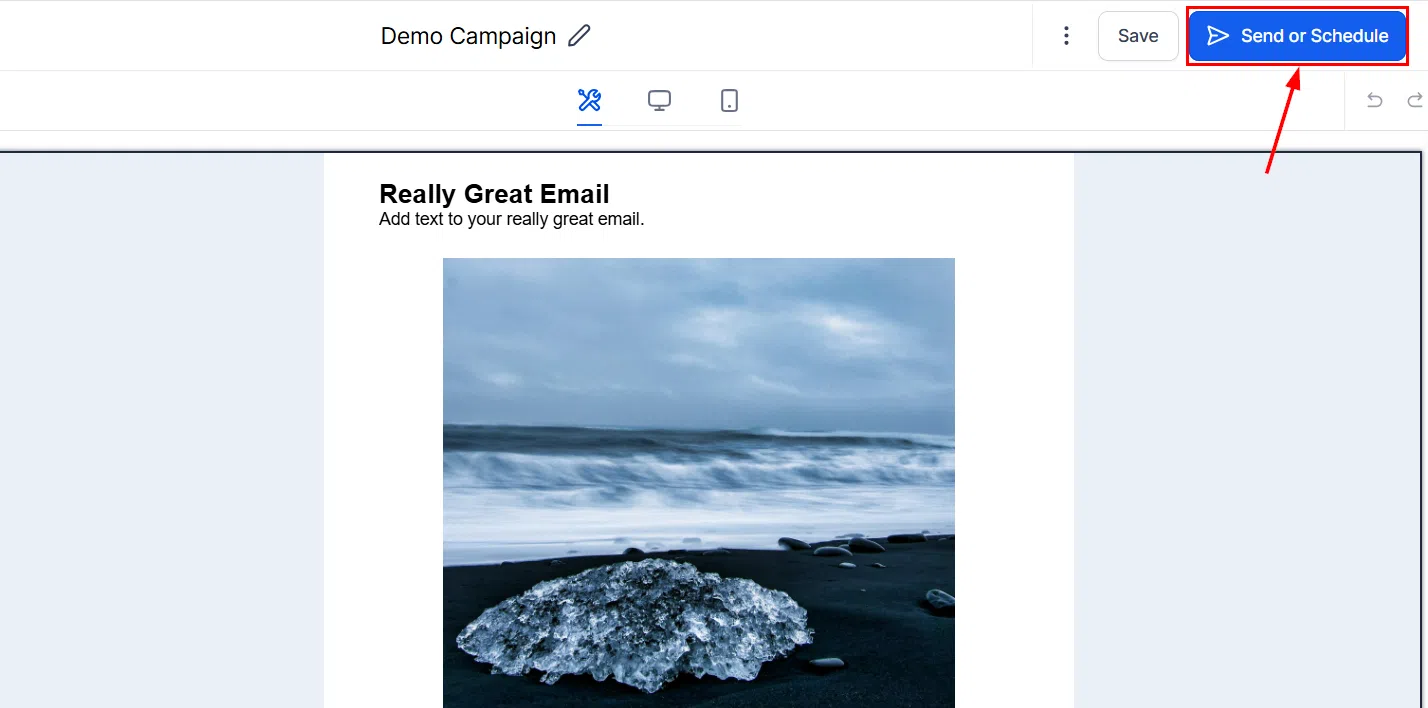 Growth360 Email Campaign - send resend now option
