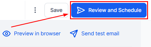 Growth360 RSS Campaign - review and schedule confirmation