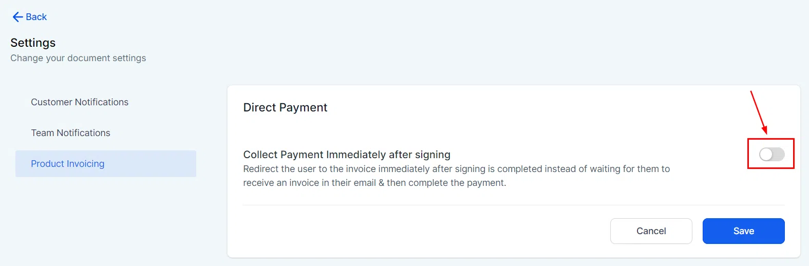 Growth360 Documents Payments - Adding product line items to a document for payment collection