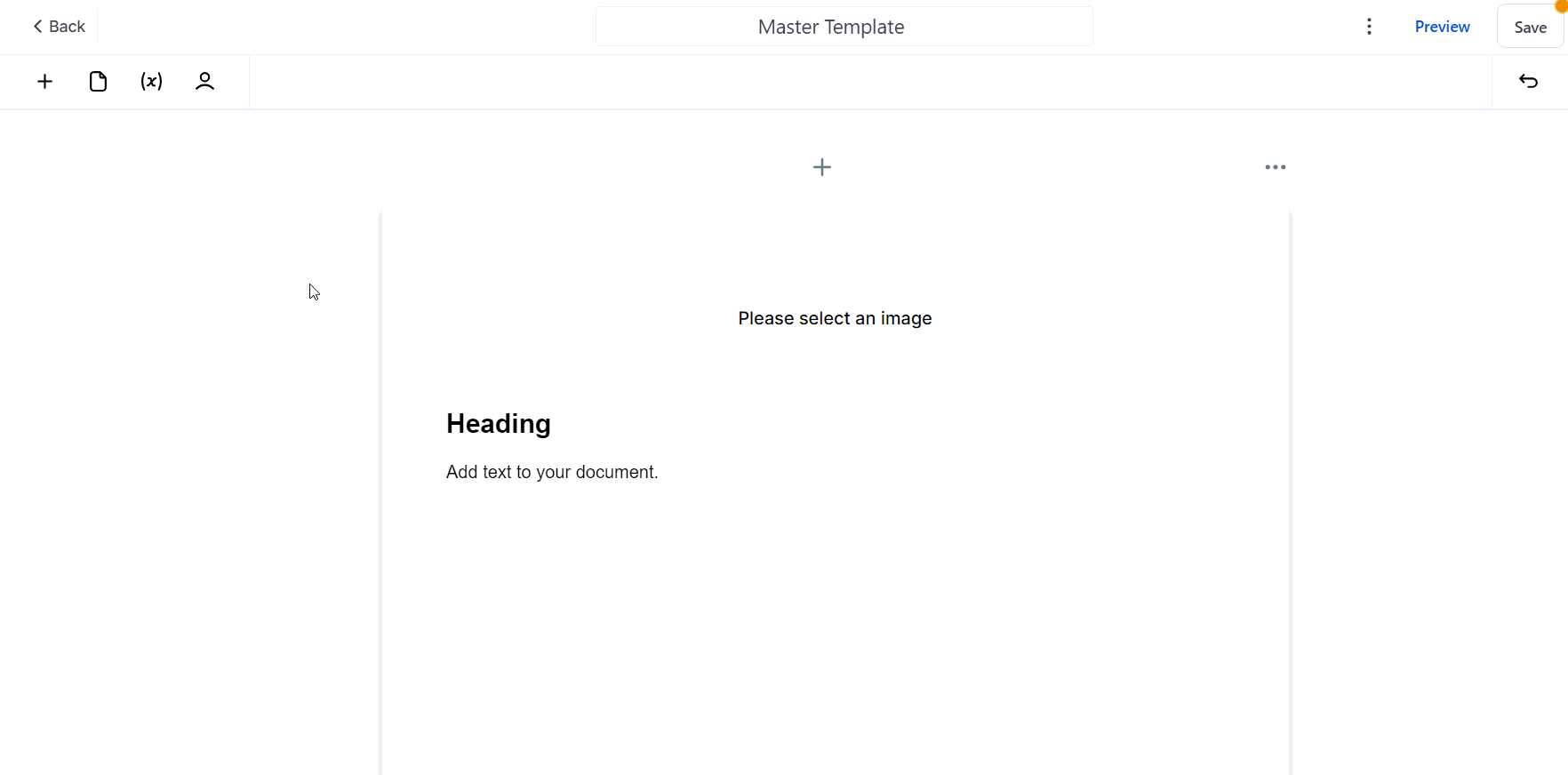 Growth360 Currency - Adding a product list element to a document before selecting currency