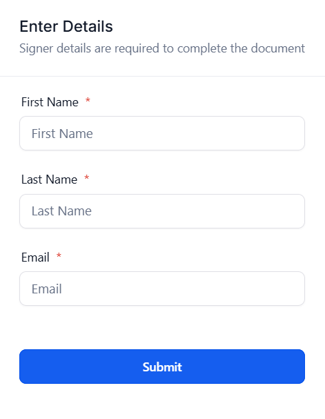 Growth360 Public Documents - Document details showing signer information and completed fields
