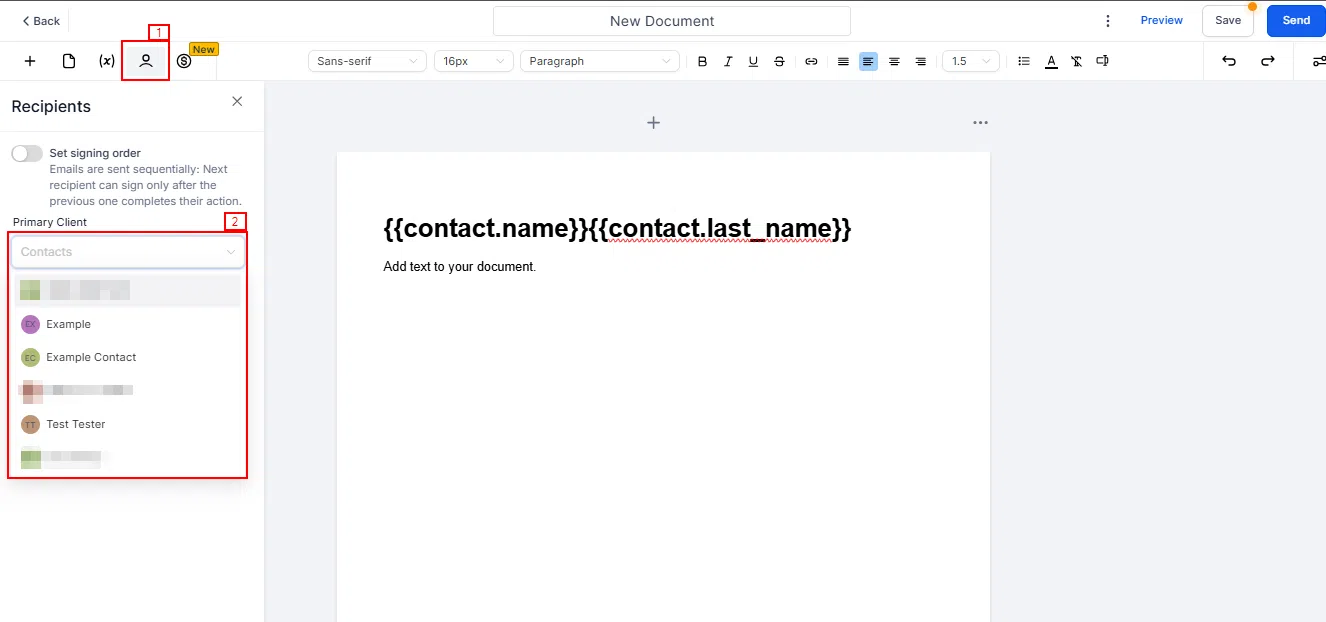 Growth360 Custom Fields - Properties panel for configuring a custom field type and label