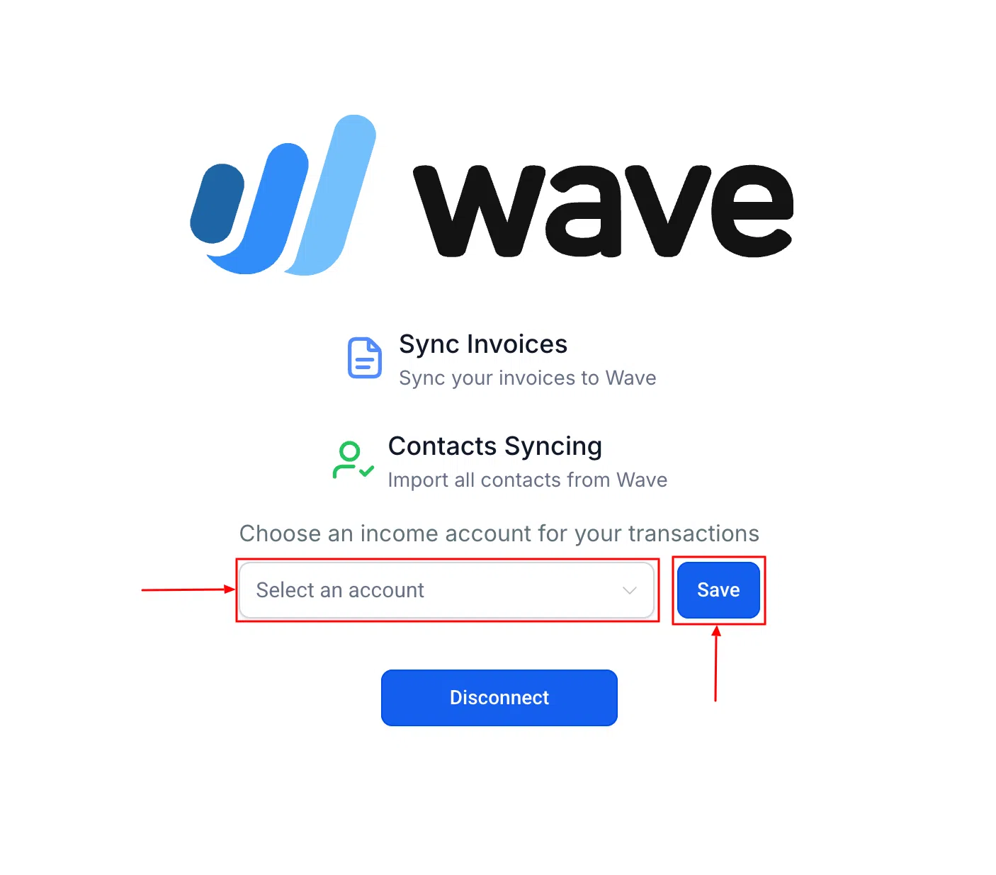 Growth360 Wave Integration - Setup complete confirmation in Wave integration