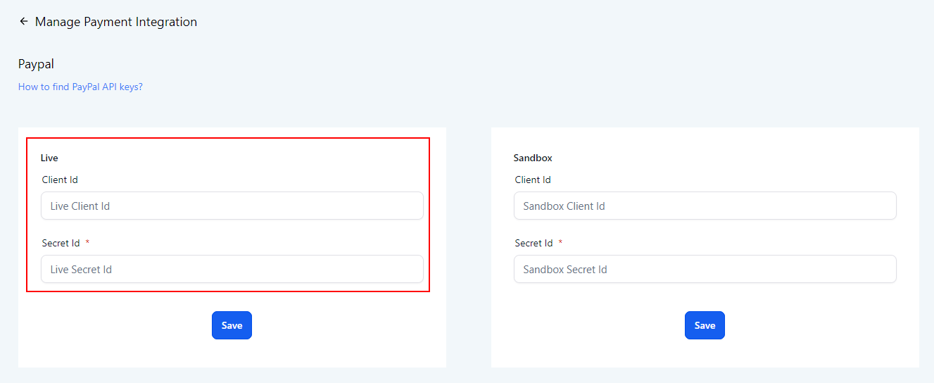 Growth360 Payment Integrations - payment settings overview
