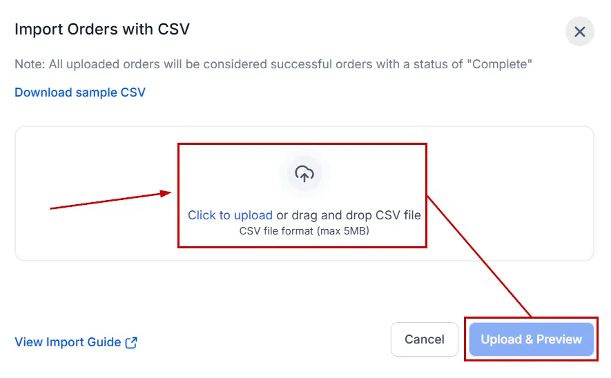 Growth360 Orders - order actions