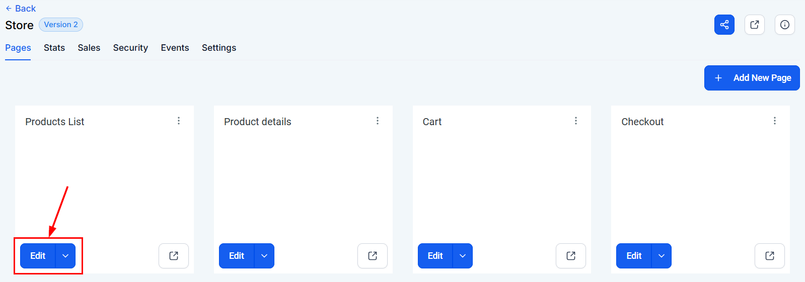 Growth360 Products - product list with reviews option