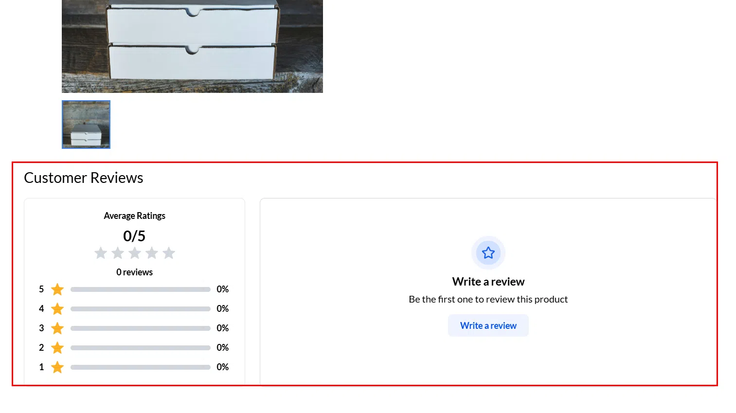Growth360 Products - customer reviews section on product page