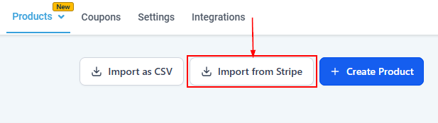 Growth360 Products - import as CSV option