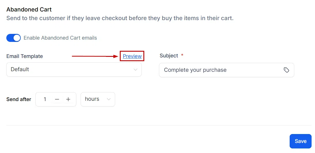 Growth360 Payment Settings - subject line with custom values