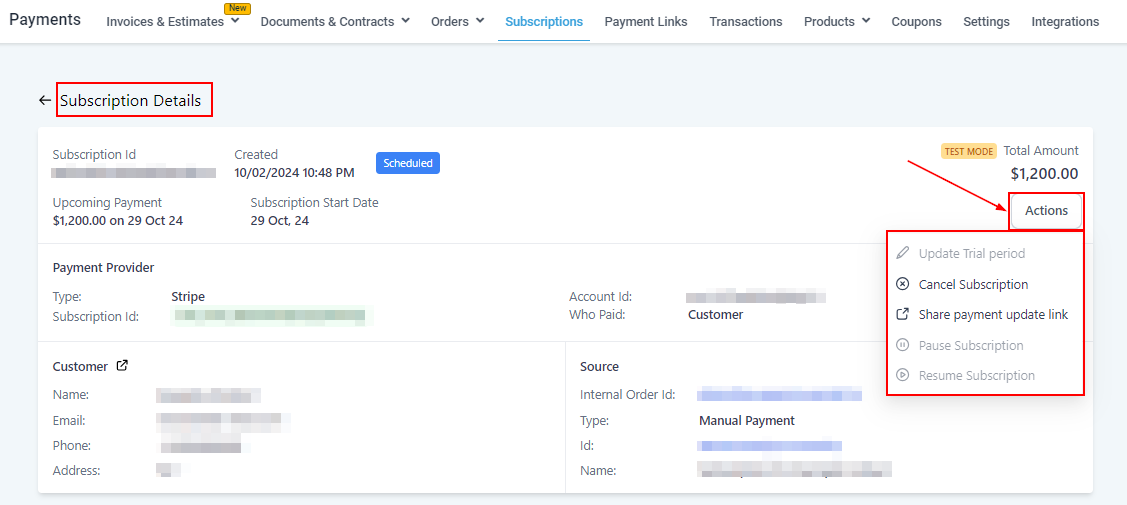 Growth360 Subscriptions - payment update email sent
