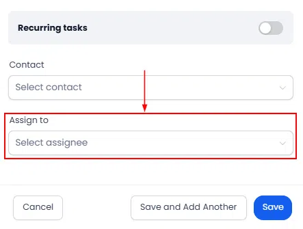 Growth360 Tasks - Assign to team member